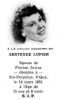 Carte mortuaire de Gertrude Lupien