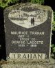 Pierre tombale de Maurice Trahan
