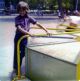 Michel Harvey au parc Lafontaine à Montréal vers 1976